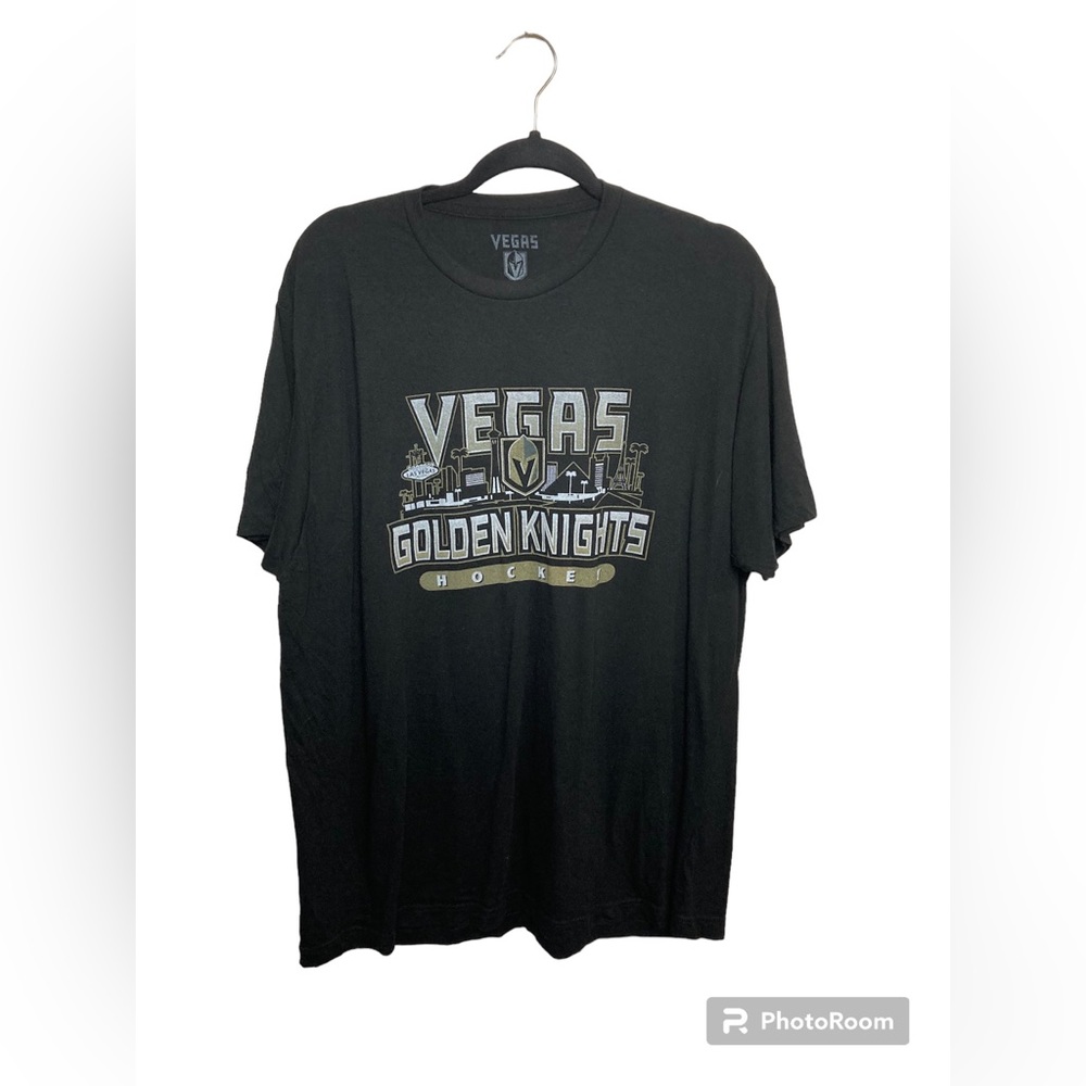 Vegas Golden Knights black short sleeve tee shirt. XL